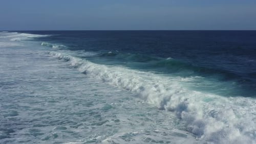Waves Foaming in the Blue Ocean