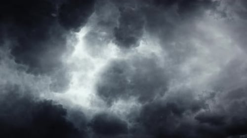 Dramatic Storm Clouds Time-Lapse over Nature
