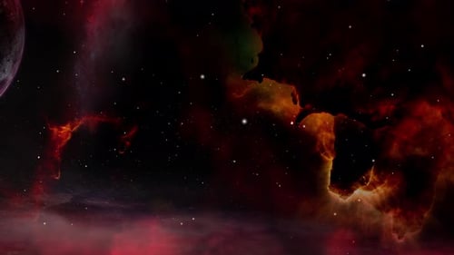 Nebel, Wolken und Sterne in den Tiefen des Weltraums, Universum