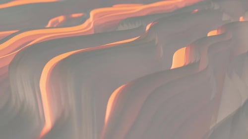 Soft Flowing Abstract Waves Loop Background