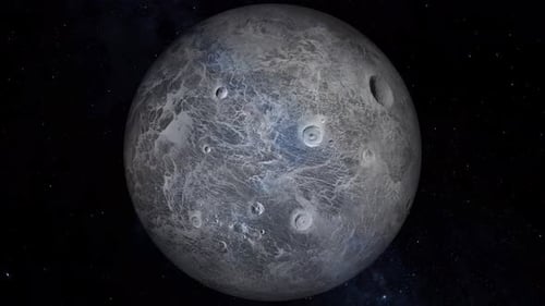 Planeta Ceres girando en rotación. 2427