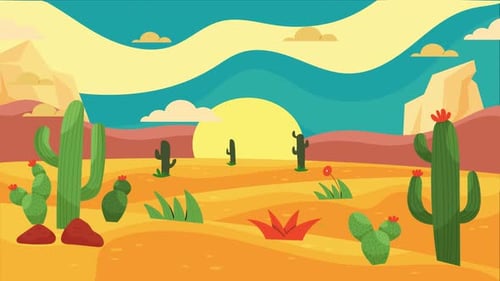 Einfacher Wüsten-Hintergrund