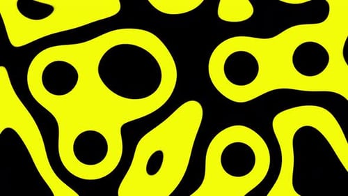Paints Animated Vj Loop Background Yellow And Black Jungle Signs