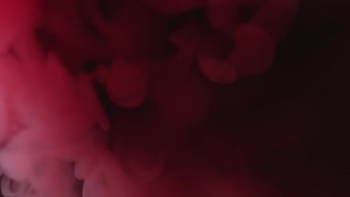 Pink Color Swirl on Dark Background