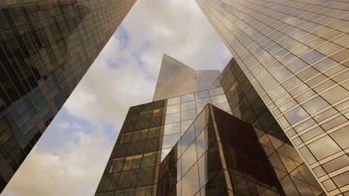 Unternehmensfinanzierung, Geschäftsbüro, Stadtbild, Skyline, Außenansicht