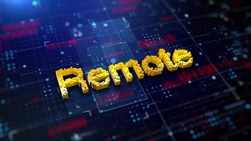 Pixelated Word Remote