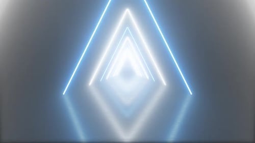 Neon Tunnel Loop Background Animation