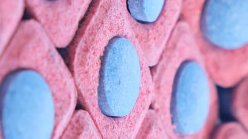 Abstract Close Up of Science Cells