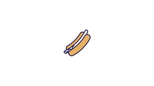 Hot Dog Icon animation