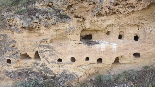 Vue aérienne de l'ancienne maison troglodyte 2