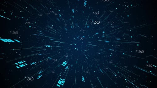 Ciberembudo profundo y ondulado, túnel de velocidad futurista, ciencia ficción, tecnología matricial, estructura alámbrica 3D abstracta