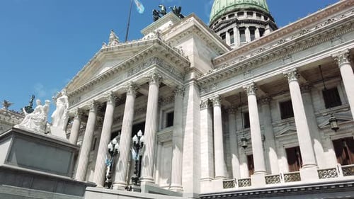 Architectural Grandeur: Neoclassical Building in Argentina