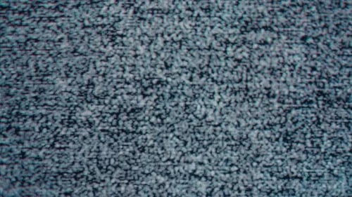 White Noise Static Television Effect