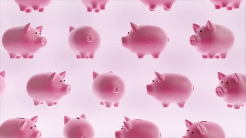 Randomly Rotating Piggy Bank Loop