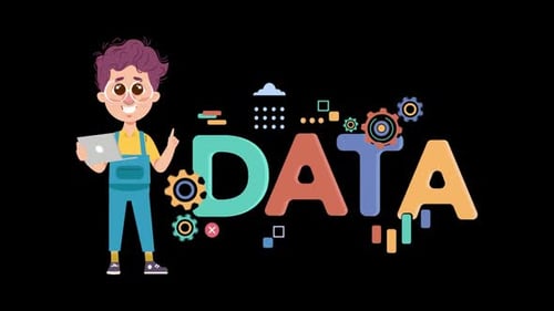 Animated Data Concept
