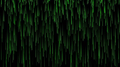 Digital Particles Rain Background Loop V5