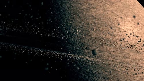 Moon in space close up starry background cosmic solar system stars