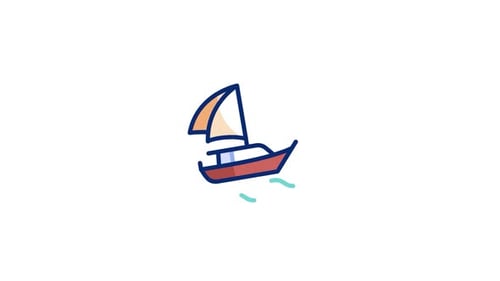Sailboat Animated Icon