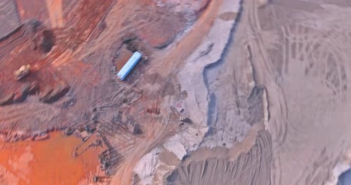 The Construction of a Residential Complex Involves a Lot of Construction Equipment Which is Being