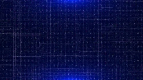 Futuristic Digital Grid Data Technology Background Loop