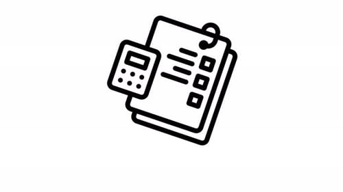 Animation Document Report Icon