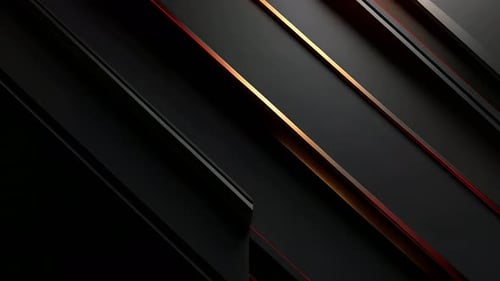 Abstract Geometric Lines Dark Background Loop