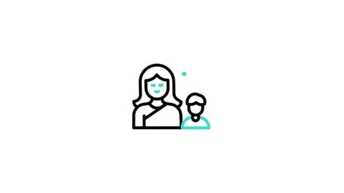 Icono animado de mamá