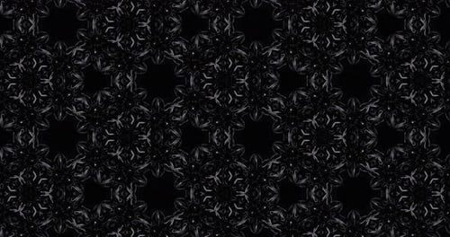 Intricate Abstract Glowing Pattern Seamless Loop Animation