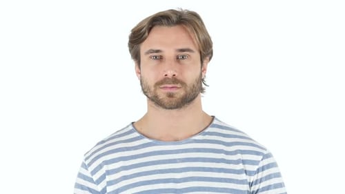 Portrait of Middle Aged Man with Beard