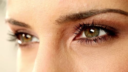 Human Close Up Eye Blinking, Blinking Eyes