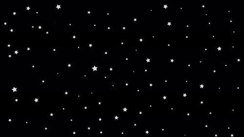 Fondo de animación de estrellas parpadeantes