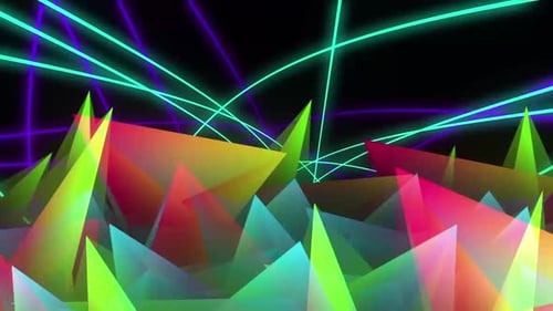 Fondo animado abstracto. Animación en bucle infinito