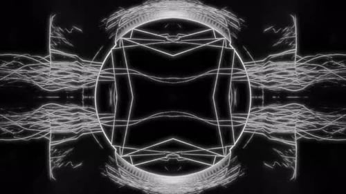 Black And White Techno Vj Loop Background Seamless Loop 4 K 50 Fps