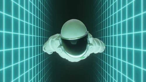 Astronaute volant en Vj Hd