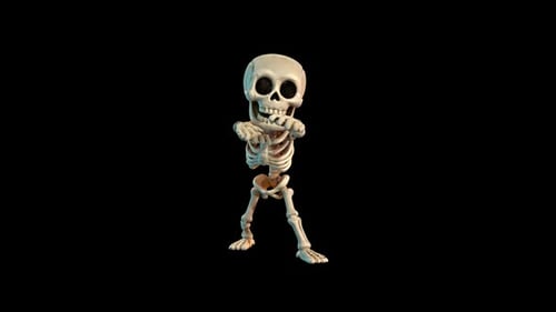 Skeleton Bone March Walk