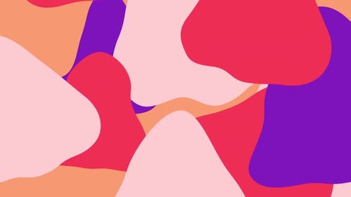 Abstract Fluid Wavy Shapes Dynamic Background Loop