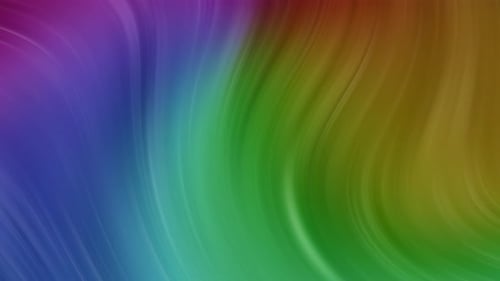 Seamless Looping Abstract Fluid Rainbow Color Background