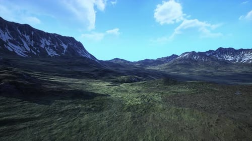 A Breathtaking Aerial View of Majestic Mountain Peaks