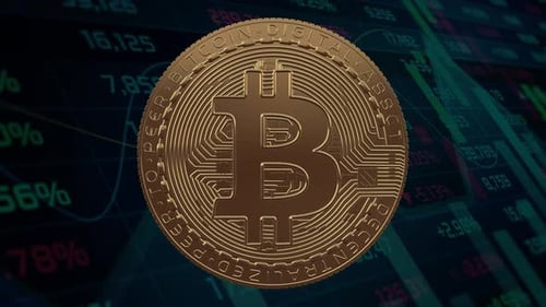 Bitcoin-Hintergrund 4K