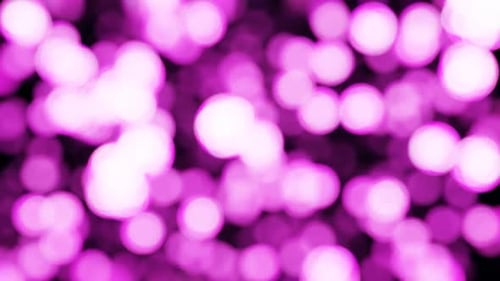Pink Blurred Bubbles Background Loop Animation In 1080Hd