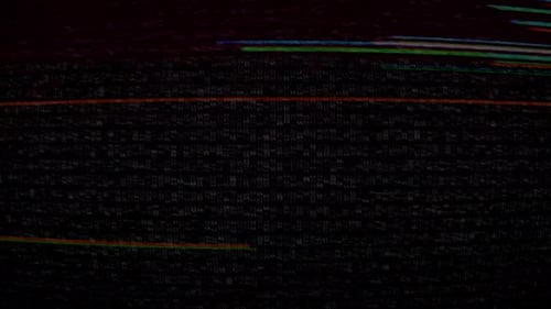 Glitch Digital Static Transition with Retro Noise Effect