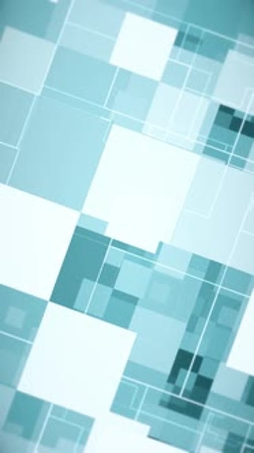 Vidéo verticale - Fond abstrait de motif de mosaïque géométrique bleu