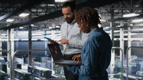 Data Center Software Developer Panicking After Receiving Critical Error