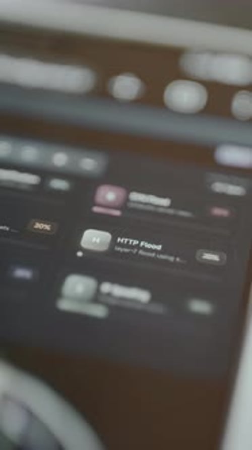 Software Interface Showing Computer Programs Close Up
