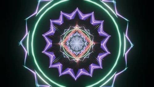 Retro Wave Colorful Background Endless Futuristic Loop