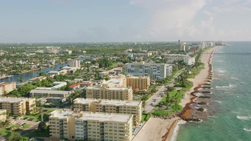 Miami Beach Aerial View Florida