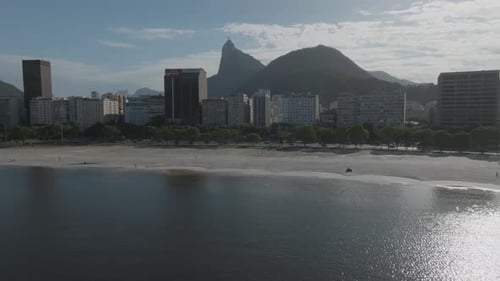 Aerial view of Botafogo district in Rio de Janeiro, Brazil.