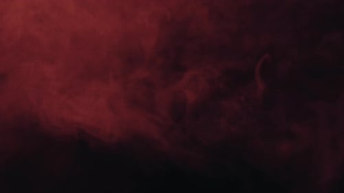 Fluid Red Smoke Fog Animated Background Overlay