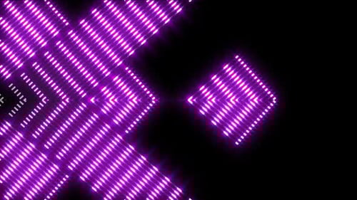 Rayos de luz dinámicos atraviesan un fondo oscuro abstracto