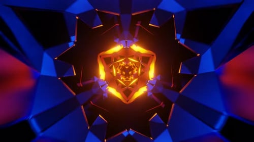 Neon Lights Pulse Vibrantly in a Rhythmic Seamless Disco VJ Loop for Endless Visuals